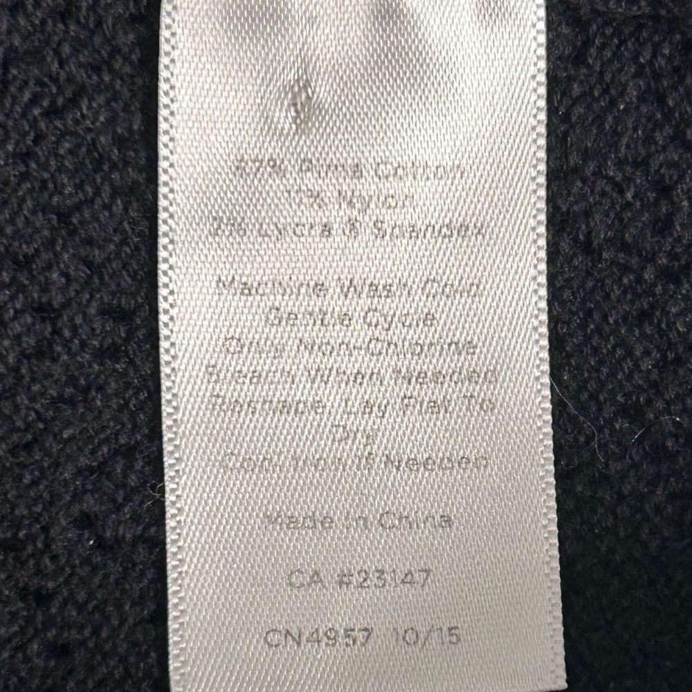 Talbots Cotton Cardigan 1XP Black‎ - Picture 8 of 13